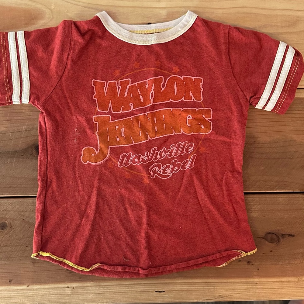 Waylon Jennings Nashville rebel baby shirt 18-24 months